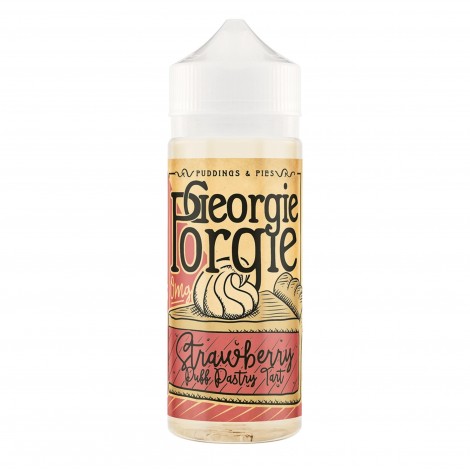Georgie Porgie - Strawberry Puff Pastry Tart - 100ml Shortfill - 0mg